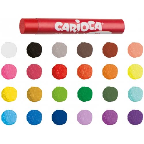 CARIOCA Oil Pastels 24 Units C43278 8003511432782