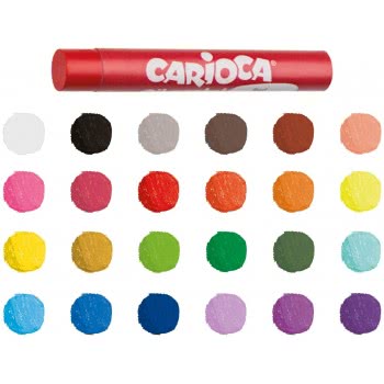 CARIOCA Oil Pastels 24 Units C43278 8003511432782