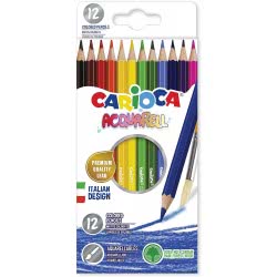 CARIOCA Acquarell Box Of 12 Pencils, Multi-Colour 42857 8003511428570