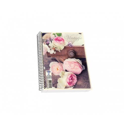 SKAG Notebook Spiral Vintage 17X25 Cm - Random Design 261999 5201303261999