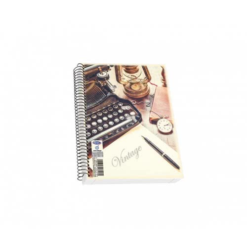 SKAG Notebook Spiral Vintage 17X25 Cm - Random Design 261999 5201303261999