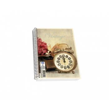 SKAG Notebook Spiral Vintage 17X25 Cm - Random Design 261999 5201303261999