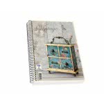 SKAG Notebook Spiral Vintage 17X25 Cm - Random Design 261999 5201303261999