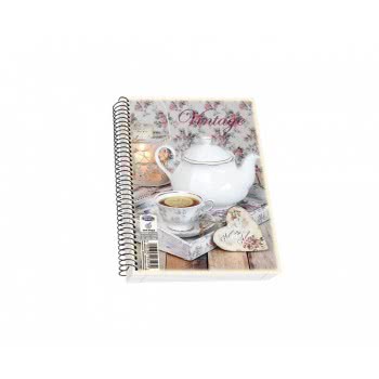 SKAG Notebook Spiral Vintage 17X25 Cm - Random Design 261999 5201303261999