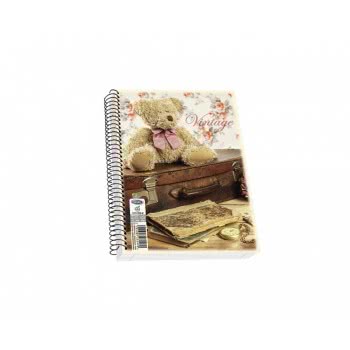 SKAG Notebook Spiral Vintage 17X25 Cm - Random Design 261999 5201303261999