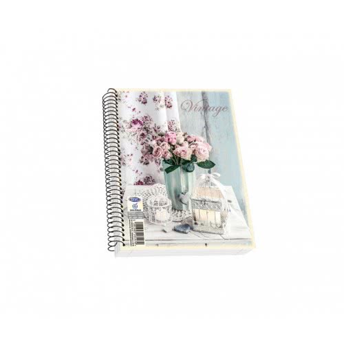 SKAG Notebook Spiral Vintage 17X25 Cm - Random Design 261999 5201303261999