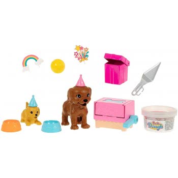 Mattel Barbie Puppy Party Doll Και Σκυλάκια Πάρτι Γενεθλίων GXV75 887961963274