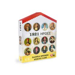 50 50 Games Επιτραπέζιο 1821 Ήρωες Παιχνίδι Μνήμης 505317 745114993212