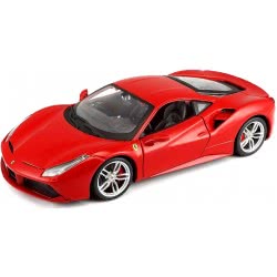 Bburago Ferrari 1/24 Race And Play 488 Gtb, Κόκκινο 26013 4893993260133