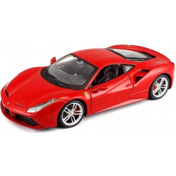 Bburago Ferrari 1/24 Race And Play 488 Gtb, Κόκκινο 26013 4893993260133