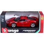 Bburago Ferrari 1/24 Race And Play 488 Gtb, Red 26013 4893993260133