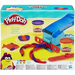 Hasbro Play-Doh Basic Fun Factory Πλαστελίνη Πρέσσα Με 2 Βαζάκια B5554 5010994952334
