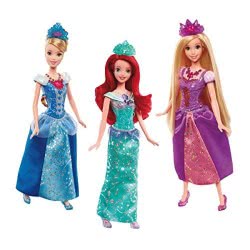 Mattel Λαμπερές Πριγκίπισσες Με Φώτα Σε 3 Σχέδια BDJ22 746775302917