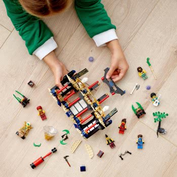 LEGO Λαμπάδα Ninjago Legacy Tournament Of Elements Temple Το Τουρνουά Των Στοιχείων 71735 