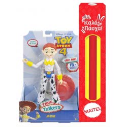 Mattel Λαμπάδα Disney Pixar Toy Story 4 Φιγούρες 18 Εκ. Που Μιλάνε Αγγλικά - Jessie GDP80 / GDP81 