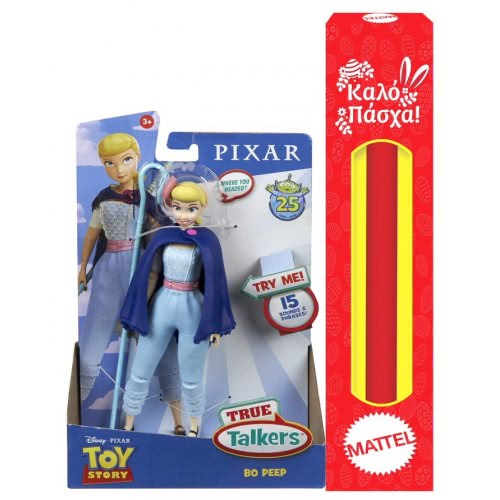 Mattel Λαμπάδα Disney Pixar Toy Story Φιγούρες 18 Εκ. Που Μιλάνε Αγγλικά - Bo Peep GDP80 / GDP82 