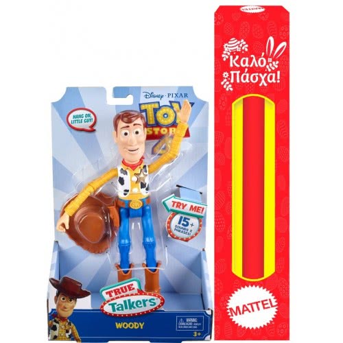 Mattel Λαμπάδα Disney Pixar Toy Story Φιγούρες 18 Εκ. Που Μιλάνε Αγγλικά - Woody GDP80 / GDP83 