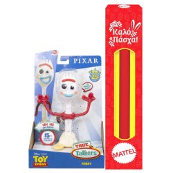 Mattel Λαμπάδα Disney Pixar Toy Story 4 Φιγούρες 18 Εκ. Που Μιλάνε Αγγλικά - Forky GDP80 / GGB25 