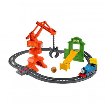 Mattel Λαμπάδα Thomas And Friends Crane And Cargo Μεταφορές Με Την Cassia Το Γερανό GHK83 