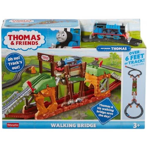 Mattel Λαμπάδα Thomas And Friends Walking Bridge Motorized Train Set Κινητή Γέφυρα GHK84 