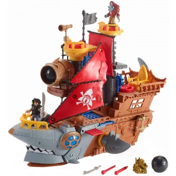 Mattel Easter Candle Imaginext: Shark Bite Pirate Ship DHH61 