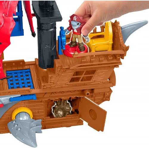 Mattel Λαμπάδα Imaginext: Πειρατικό Καράβι - Καρχαρίας DHH61 