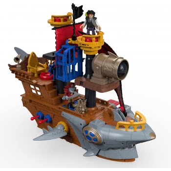 Mattel Λαμπάδα Imaginext: Πειρατικό Καράβι - Καρχαρίας DHH61 