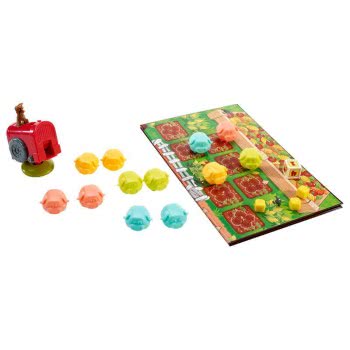 Mattel Επιτραπέζιο Παιδικό Go Piggy Go - Τα Γουρουνάκια Y2552 746775202279