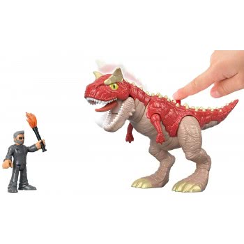 Mattel Easter Candle Carnotaurus And Dr. Malcolm - Jurassic World Imaginext FMX88 / GBN16 