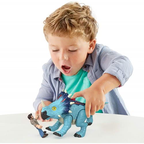 Mattel Λαμπάδα Imaginext Jurassic World Pachyhinosaurus And Lowery Δεινόσαυρος Και Φιγούρα FMX88 / GMR17 
