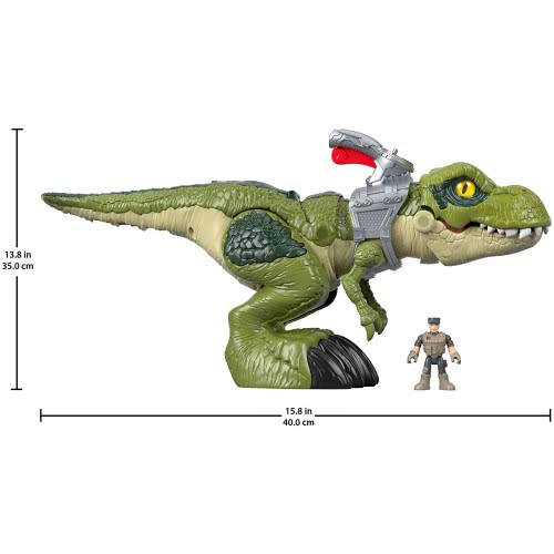 Mattel Λαμπάδα Imaginext Jurassic World Mega Mouth T.Rex GBN14 