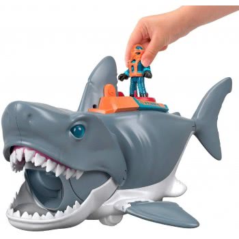 Mattel Easter Candle Imaginext Shark And Vehicle Deep Sea Shark Sub GKG77 
