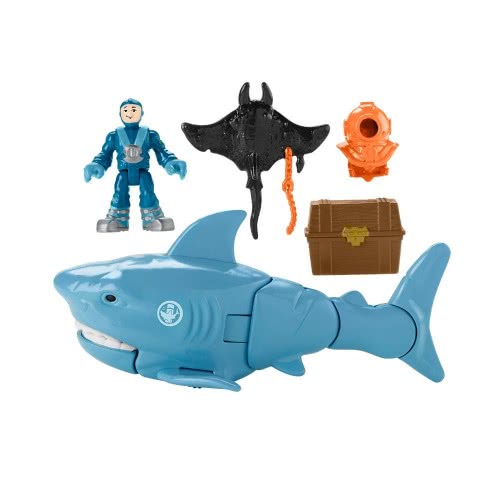 Mattel Imaginext Καρχαρίο-Όχημα Με Δύτη GKG78 / GKG79 887961826630