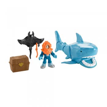 Mattel Imaginext Καρχαρίο-Όχημα Με Δύτη GKG78 / GKG79 887961826630