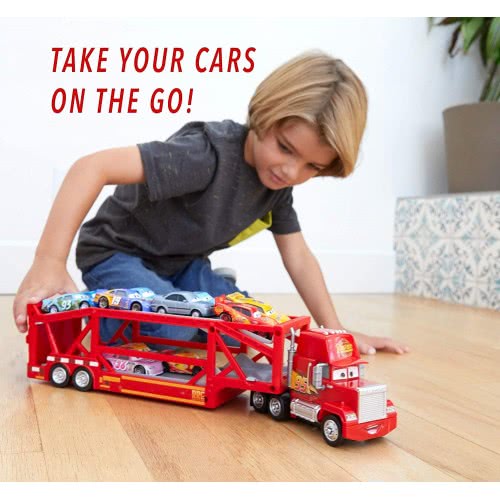Mattel Λαμπάδα Cars Launching Mack Transporter - Νέα Νταλίκα Μακ FPX96 