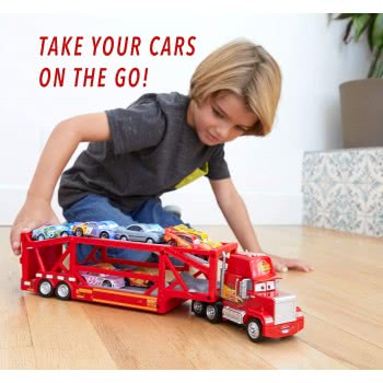 Mattel Easter Candle Cars Launching Mack Transporter FPX96 