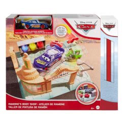 Mattel Λαμπάδα Cars Σετ Παιχνιδιού Ramones Body Shop GTK82 / GTK84 