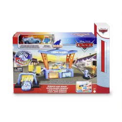 Mattel Easter Candle Disney Pixar Cars Color Change Dinoco Car Wash Car Vehicle Playset, 23 Pieces GTK91 