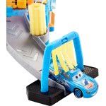 Mattel Easter Candle Disney Pixar Cars Color Change Dinoco Car Wash Car Vehicle Playset, 23 Pieces GTK91 