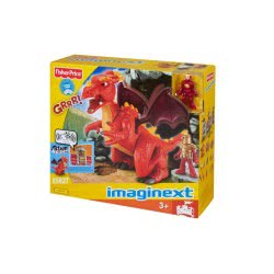 Mattel Imaginext Μεγάλος Δράκος Με Φιγούρα X5827 746775147907