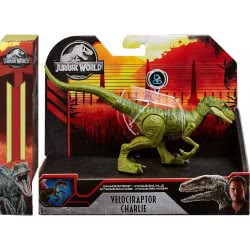 Mattel Λαμπάδα Jurassic World Βασική Φιγούρα Δεινόσαυρου Με Σπαστά Μέλη - Savage Strike Velociraptor GCR54 / GJN92 