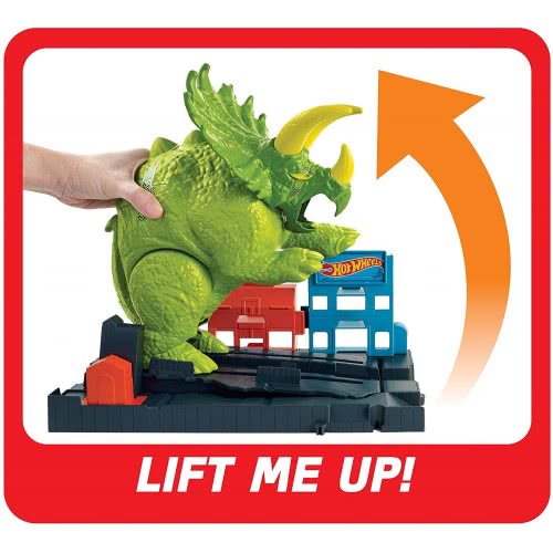 Mattel Easter Candle Hot Wheels Smashin Triceratops Play Set GBF97 