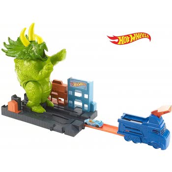 Mattel Easter Candle Hot Wheels Smashin Triceratops Play Set GBF97 