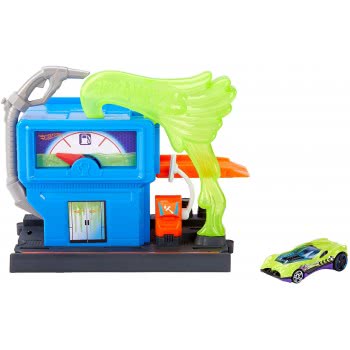 Mattel Λαμπάδα Hot Wheels City Βασικές Πίστες: Downtown Toxic Fuel Stop FRH28 / GYP37 