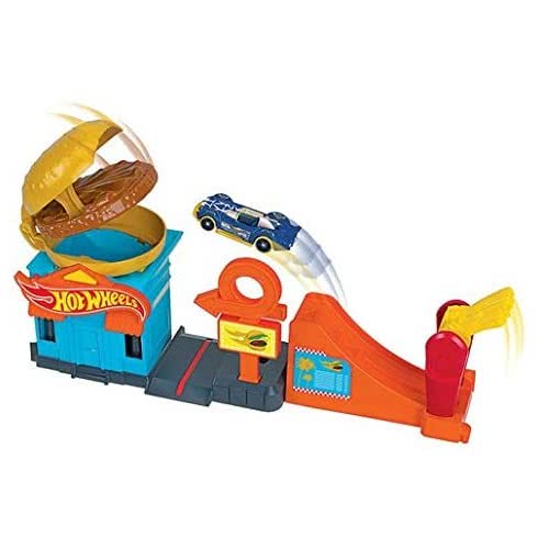 Mattel Λαμπάδα Hot Wheels City Downtown Playset - Burger Dash FRH28 / GPD09 