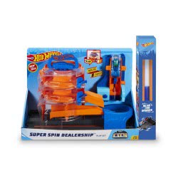Mattel Easter Candle Hot Wheels City Super Spin Dealership FNB15 / GBF95 