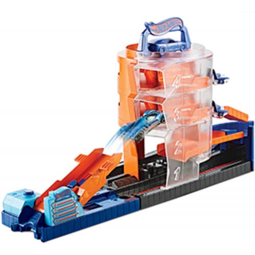 Mattel Λαμπάδα Hot Wheels City Περιστρεφόμενο Γκαράζ Σετ Παιχνιδιού FNB15 / GBF95 