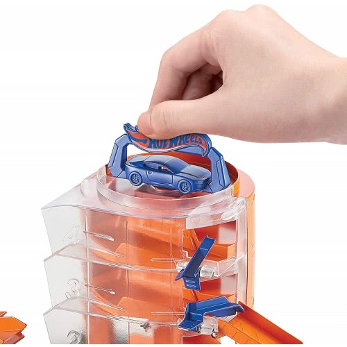 Mattel Λαμπάδα Hot Wheels City Περιστρεφόμενο Γκαράζ Σετ Παιχνιδιού FNB15 / GBF95 