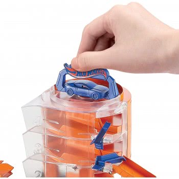 Mattel Λαμπάδα Hot Wheels City Περιστρεφόμενο Γκαράζ Σετ Παιχνιδιού FNB15 / GBF95 