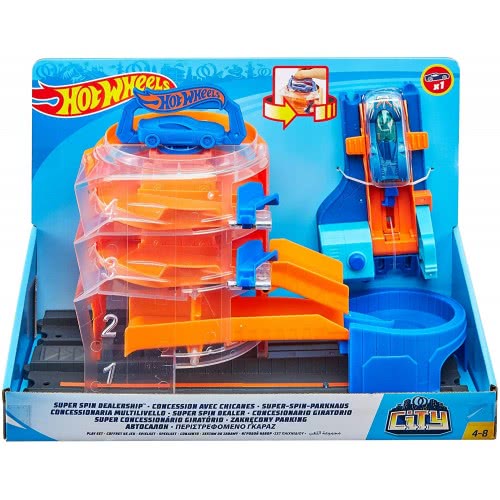 Mattel Easter Candle Hot Wheels City Super Spin Dealership FNB15 / GBF95 